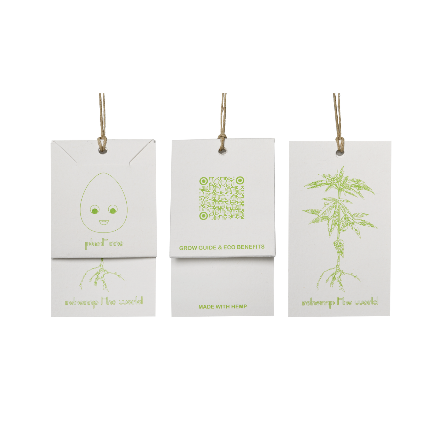 Hemp Seeds Hangtag